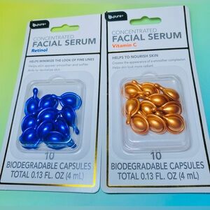 B Pure Retinal & Vitamin C Concentrated Facial Serum Biodegradable 2 Pack